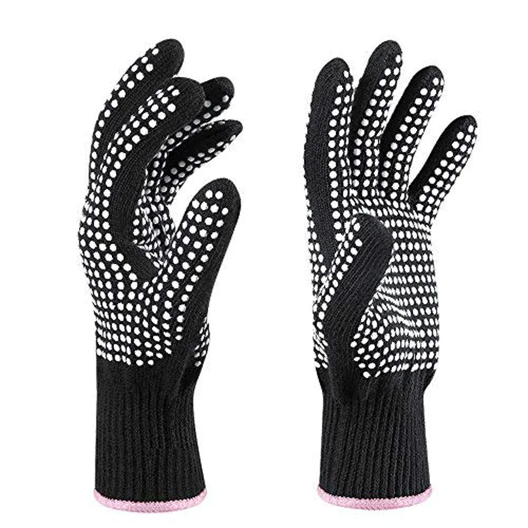 Insulated Heat-Resistant Non-Slip Hair Styling Gloves