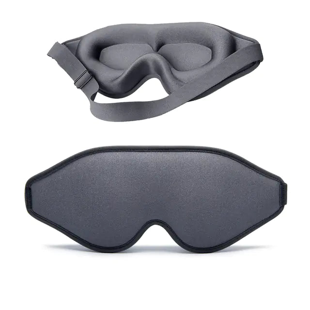 3D Natural Memory Foam Sleep Mask for Comfort