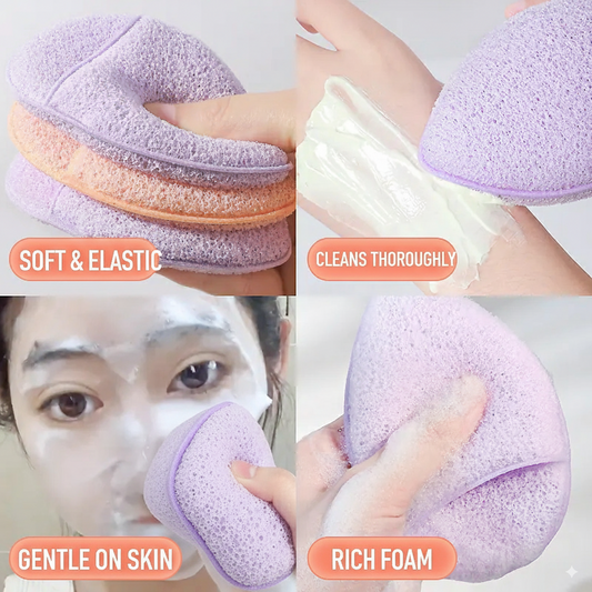 Soft Konjac Cleansing Puff with Hanging Strap