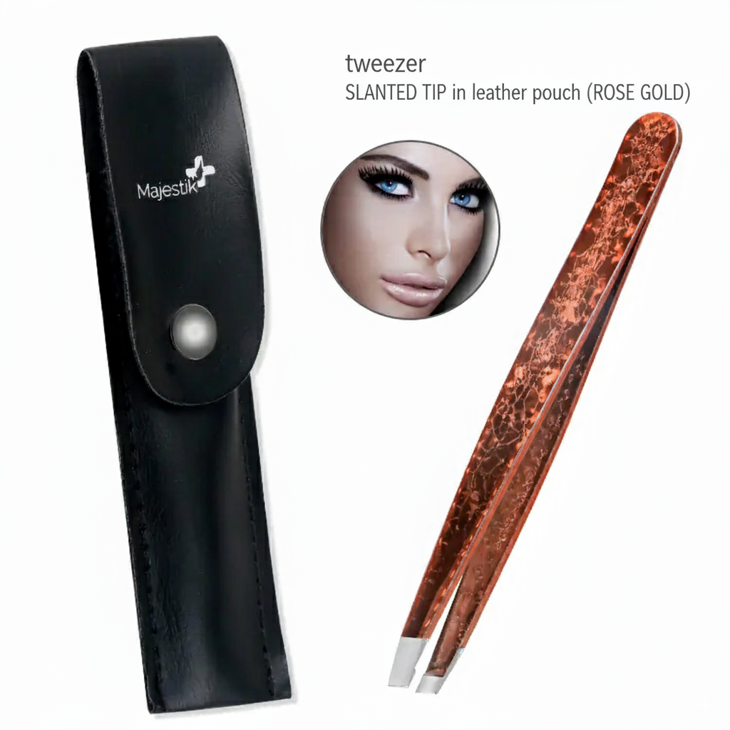 Double-Sided Stainless Steel Tweezers Beauty Set