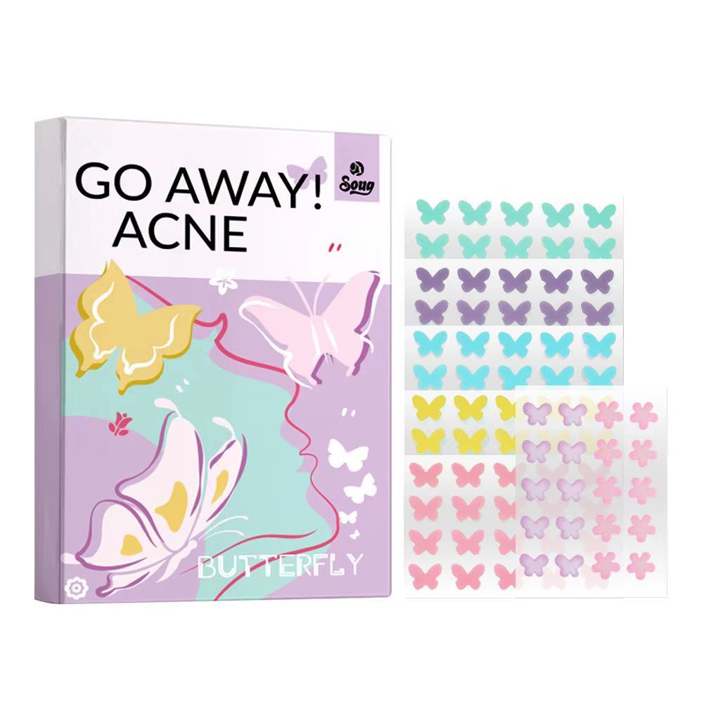 Butterfly Shape Acne Pimple Patch Stickers Blemish Spot Concealer Cover 0.1Mm Acne Treatment Pimple Remover Skin Care