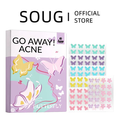 Butterfly Shape Acne Pimple Patch Stickers Blemish Spot Concealer Cover 0.1Mm Acne Treatment Pimple Remover Skin Care