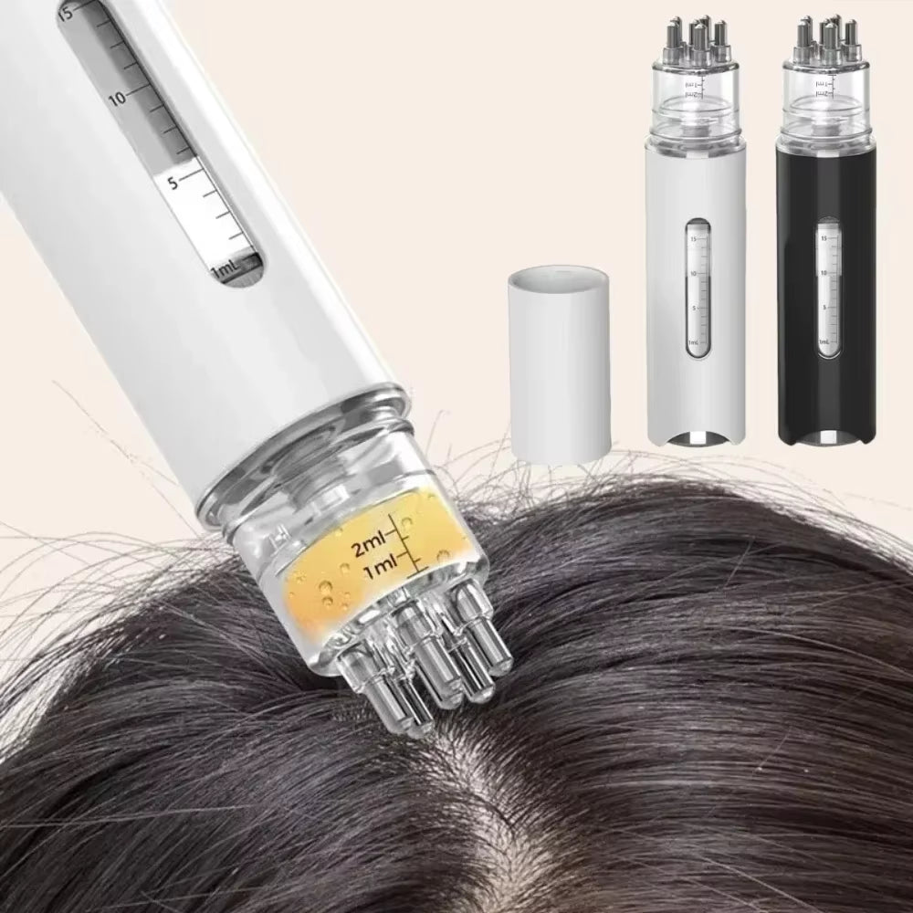 1Pc Portable Scalp Applicator Liquid Comb Mini Massager Essential Oil Liquid Guiding Massager anti Hair Loss Scalp Care Tool