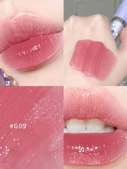 Flower Know Crystal Jelly Lip Glaze Moisturizing Lipstick