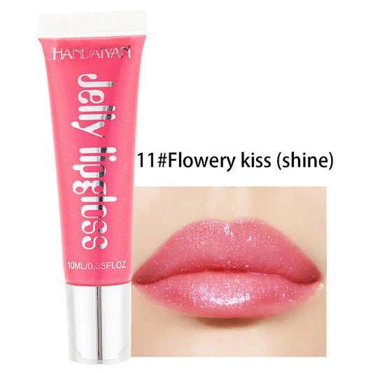 Candy Color Jelly Lip Gloss with Mirror Finish