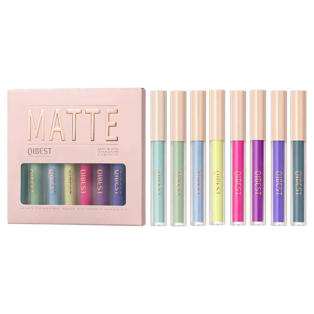 QIBEST Matte Liquid Eyeshadow and Blush Duo Set