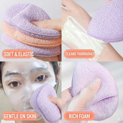 Soft Konjac Cleansing Puff with Hanging Strap
