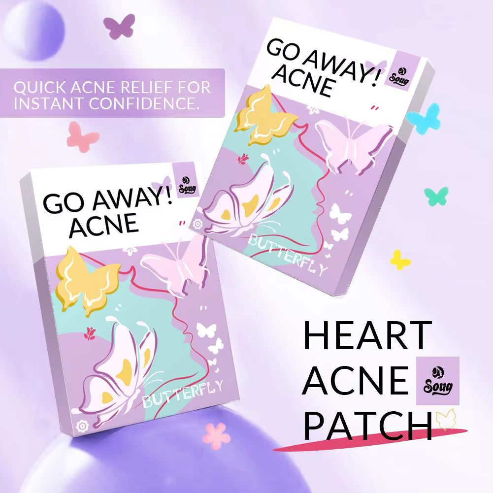 Butterfly Shape Acne Pimple Patch Stickers Blemish Spot Concealer Cover 0.1Mm Acne Treatment Pimple Remover Skin Care