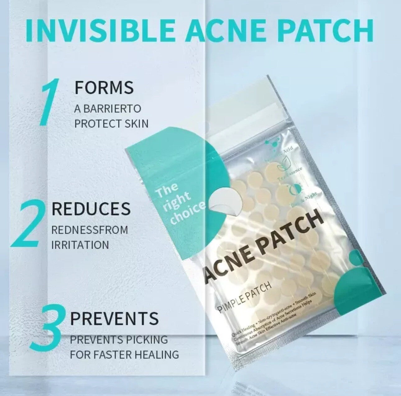 Acne Patches, 180 Pieces Spot Patches,Dots for Spots Pimple Patches,Hydroc