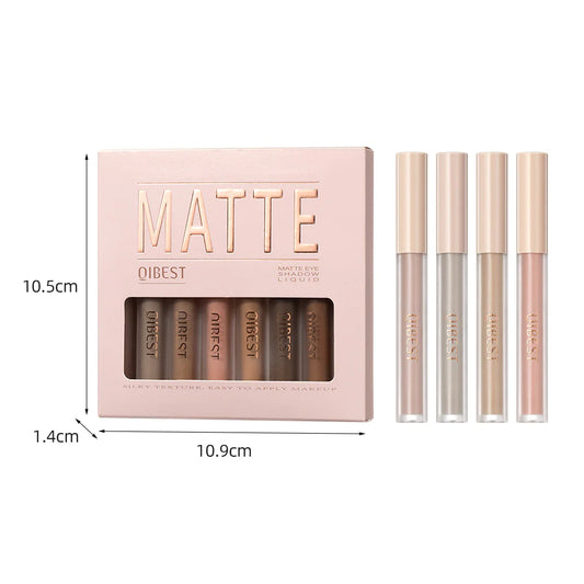 QIBEST Matte Liquid Eyeshadow and Blush Duo Set