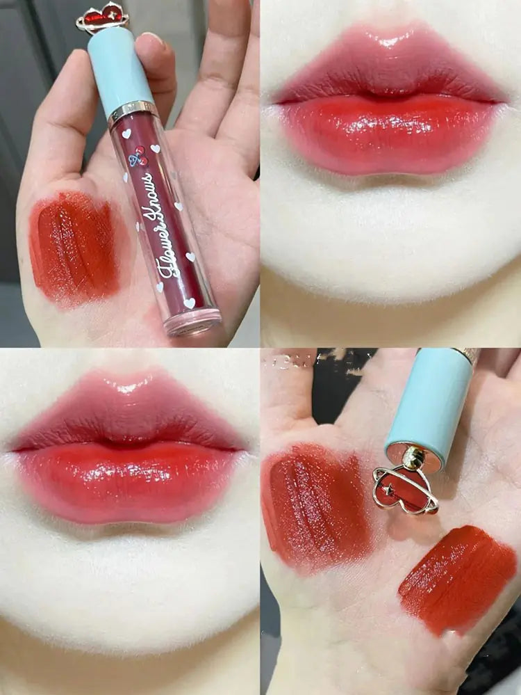 Flower Know Crystal Jelly Lip Glaze Moisturizing Lipstick