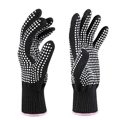Insulated Heat-Resistant Non-Slip Hair Styling Gloves