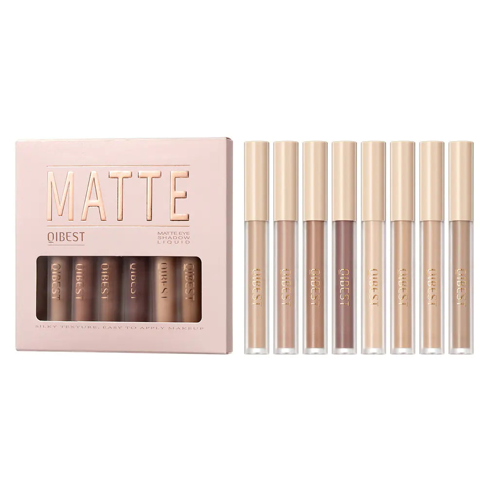 QIBEST Matte Liquid Eyeshadow and Blush Duo Set