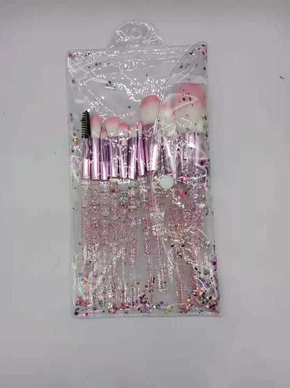 10-Piece Makeup Brush Set for Beauty and Blending